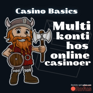 Multi konti hos online casinoer
