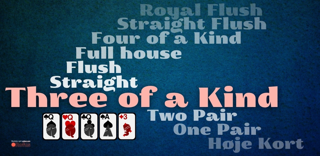 3 of kind hånd i poker