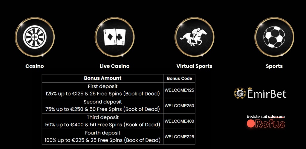 emir casino velkomst bonus