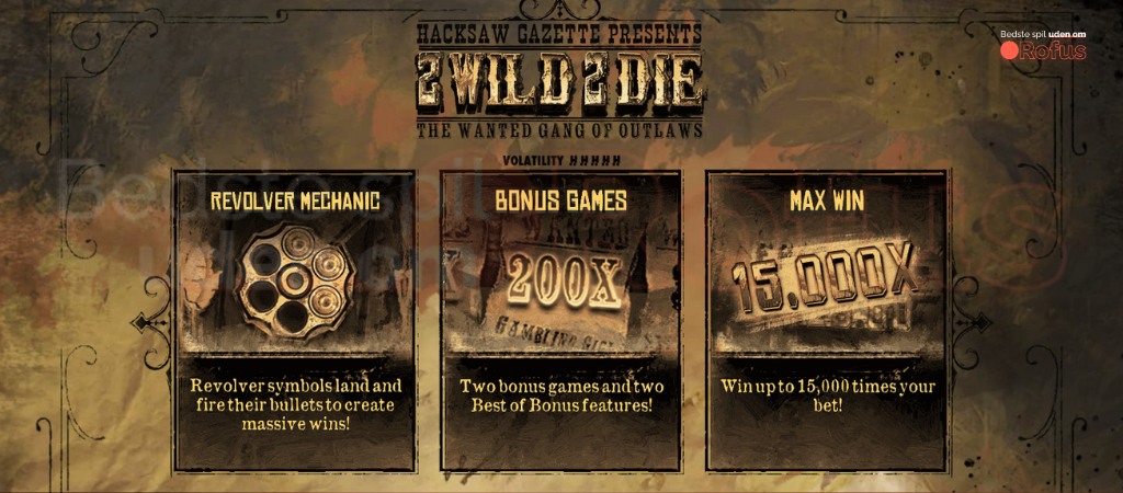 2 Wild 2 Die casino bonusser