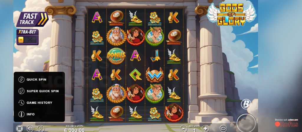 Gods of Glory online slot spil