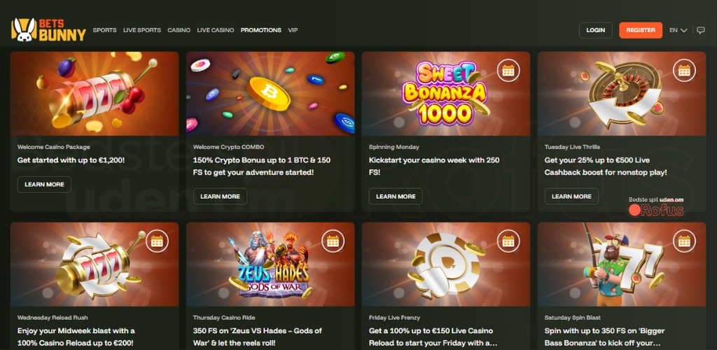 bets bunny casino bonusser