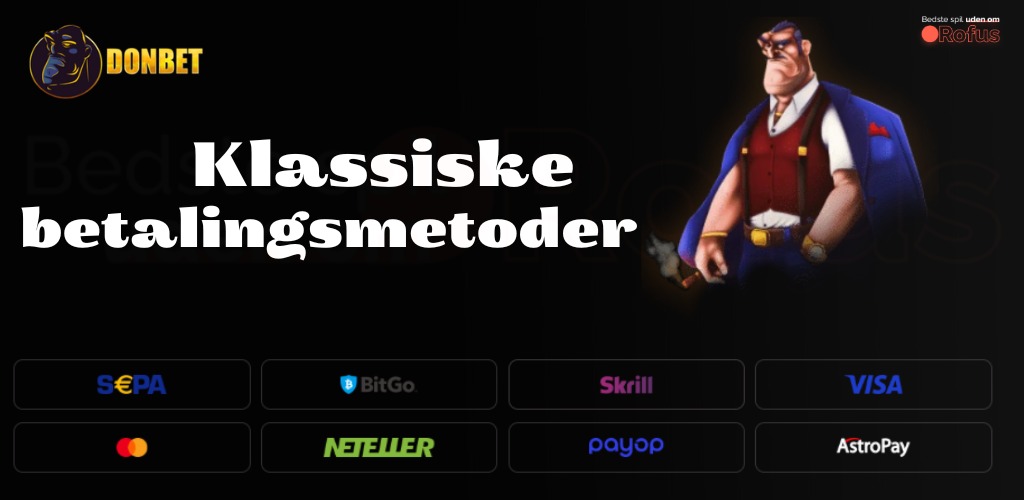 donbet udenlandsk casino betalingsmetoder