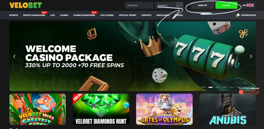 velobet casino uden rofus hjemmside